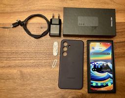 Samsung S24, 256 GB, onyx black, Batteriezustand 100%