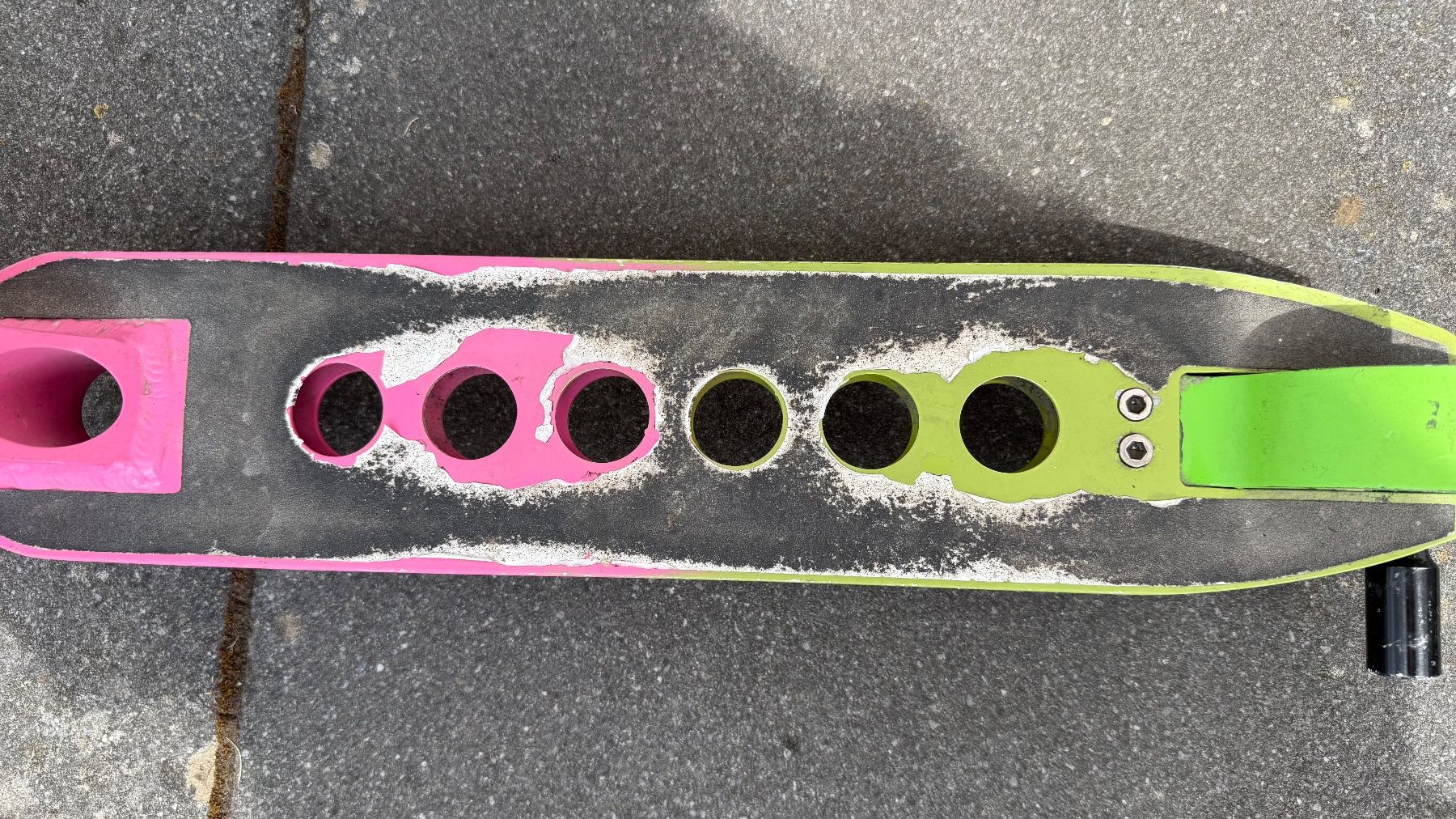 Scooters: Scooter Freestyle Pink/Grün – Gebraucht aus Staufen von BaKoAP 2