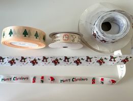 Geschenkbänder/Ribbons for Christmas - 4M in total for 1Fr