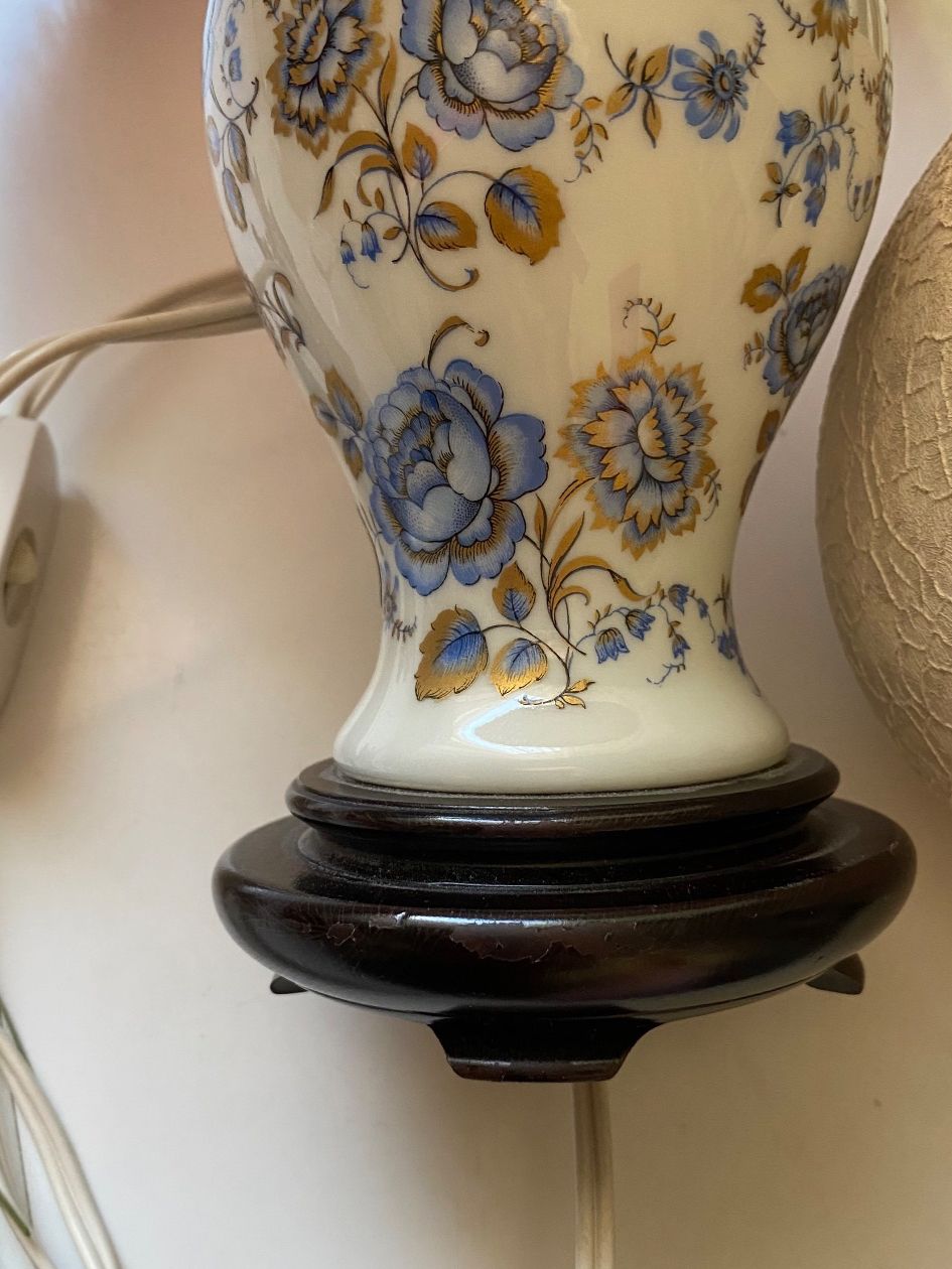 Lampade: Limoges Tischlampe blau gold 40cm – Usato da Wallisellen venduto da skorpion-11 4