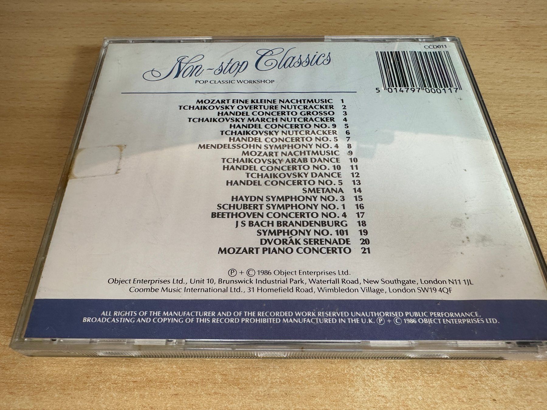 CD: R1 Unknown Artist – Non-Stop Classics – Usato da Rikon im Tösstal venduto da Alpenmutz 1