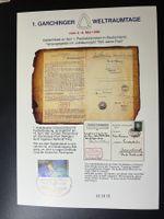 Deutschland Gedenkblatt Raketenstart Garchinger 1990 (f89)