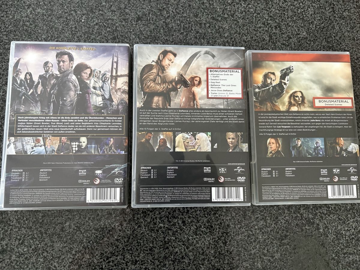 Tutti i DVDs: Defiance komplette Serie – Usato da Belpberg venduto da Ranukel 1