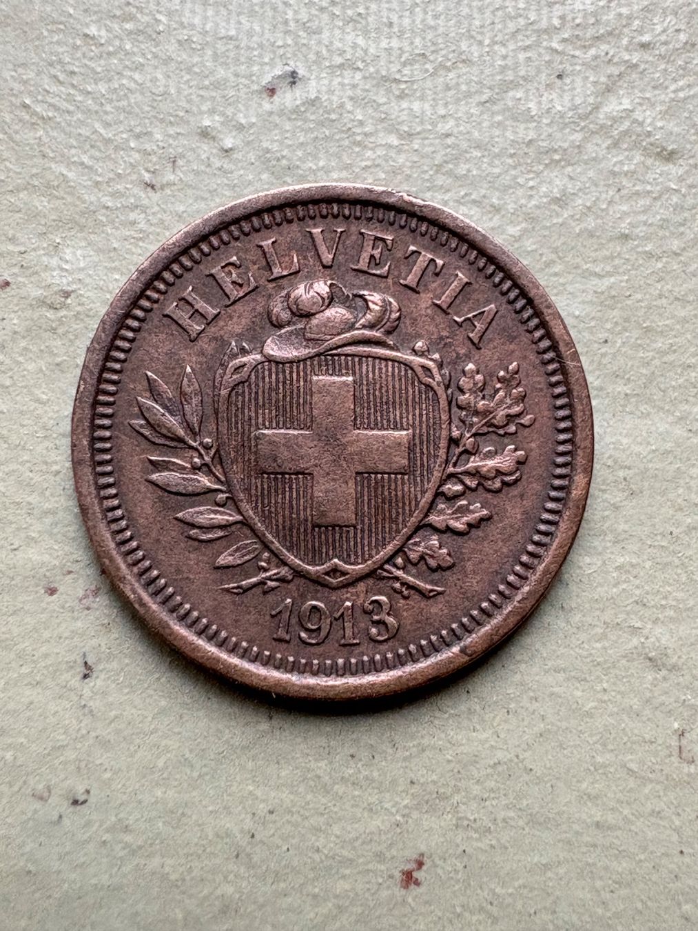 Alle Münzen: Schweiz 1 Rappen 1913 ab 1.- – Gebraucht aus Zürich von mysilvercoin