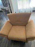 beiges Sofaset, besteht aus 3 Stück gemäss Bilder