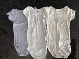 3 Petit Bateau Baby Bodys Gr. 18M/81cm, 3er Set, Top Zustand
