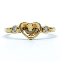 Tiffany & Co. 18K Herz Ring Diamanten