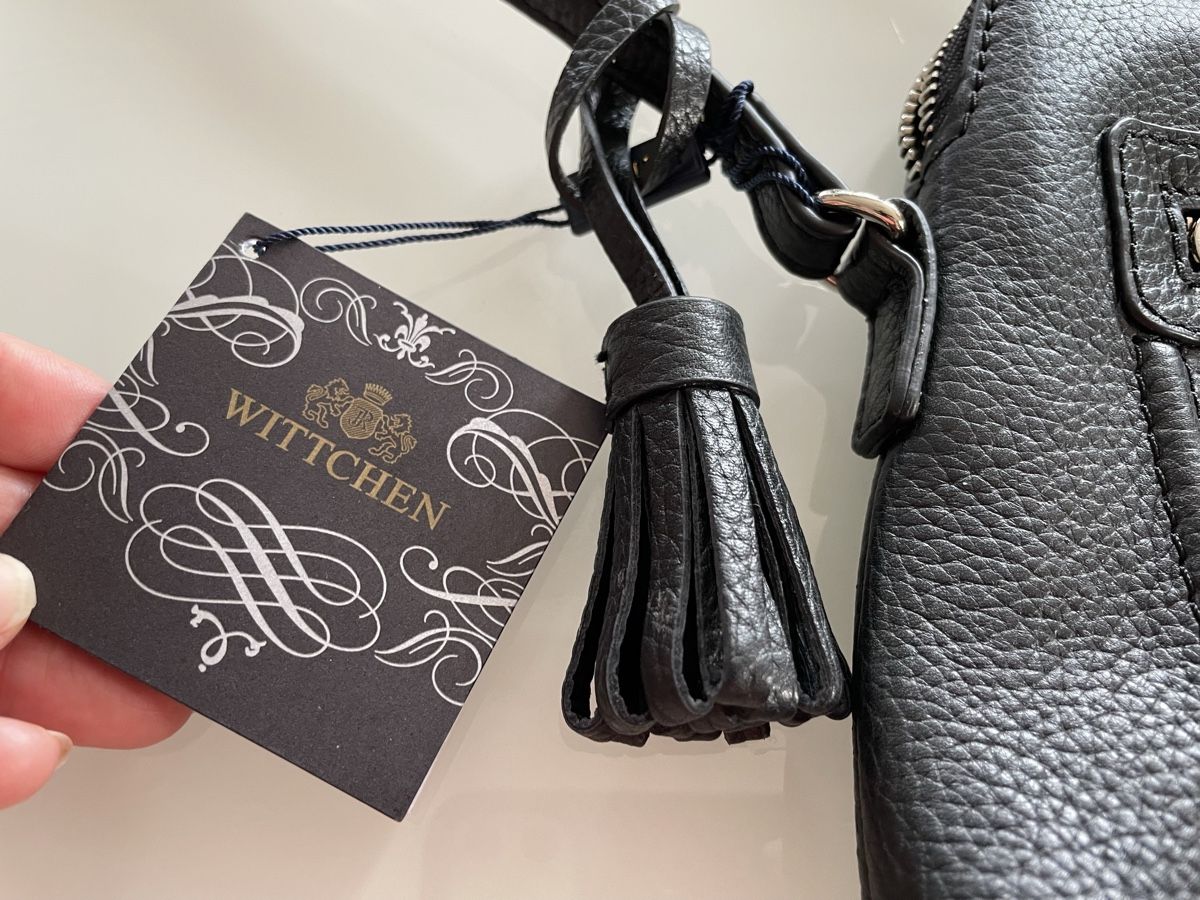 Taschen: Schwarze Ledertasche, Wittchen 26 x 19 cm – Neu und originalverpackt aus Ebikon von elischka 3