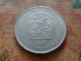 TCHECOSLOVAQUIE  2  Korun   1981  (P)
