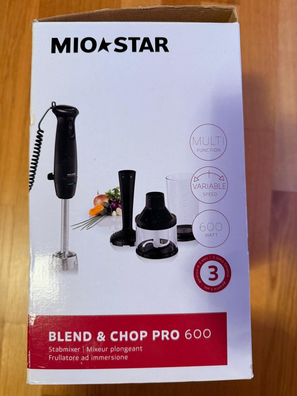 Mio Star Elettrodomestici da cucina: Mio-Star Stabmixer BLEND & CHOP PRO 600 – Usato da Schaffhausen venduto da Oesi_Privat_Account 1