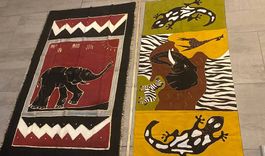 Tier Decke Wandbehang Tuch aus Namibia