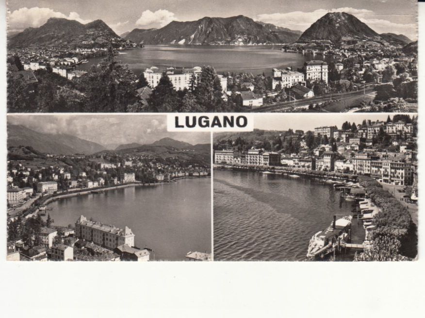 Cartoline postali: Lugano ca. 1950 – Usato da Bürglen TG venduto da StampGraf