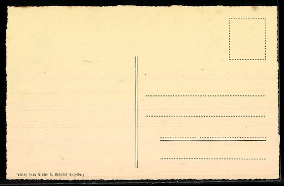Cartes postales: AK Engelberg, Kloster mit Hahnen – D'occasion à Berlin par bartko-reher 1