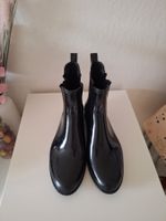 Gummistiefel Damen Chelsea Boots Schwarz Grösse 39