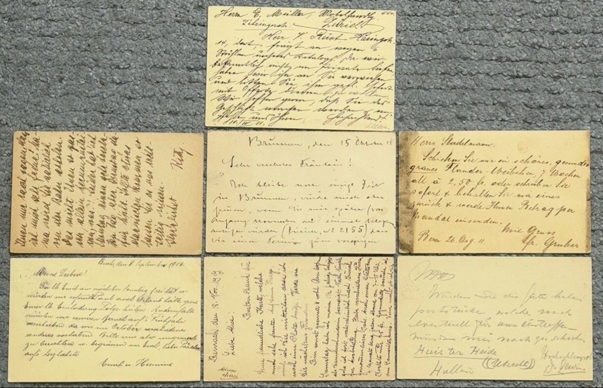 Cartes postales: Konvolut Postkarten gebraucht – D'occasion à birsfelden par tim0444 1