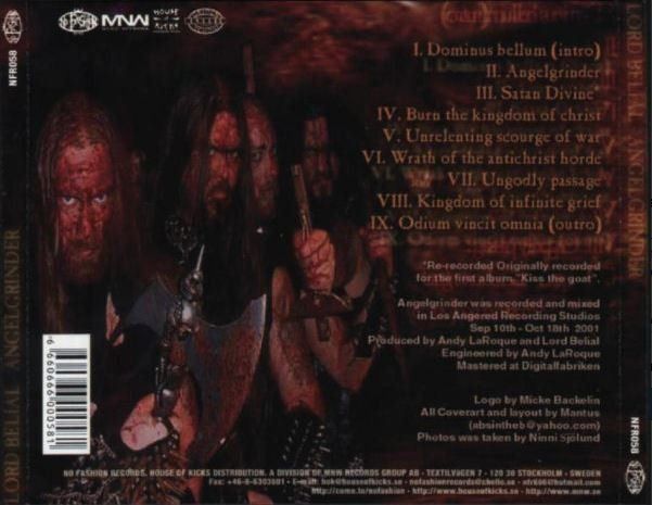 CDs: Lord belial - Angelgrinder – Gebraucht aus St-Cergue von VeganWarrior 1