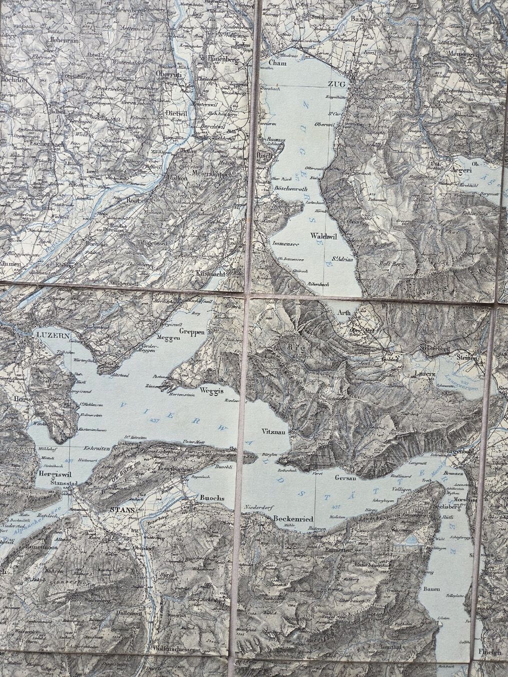 Cartine & Atlanti: Zürich - Linthal - Brünig – Usato da Rickenbach Sulz venduto da Kodachrom 5