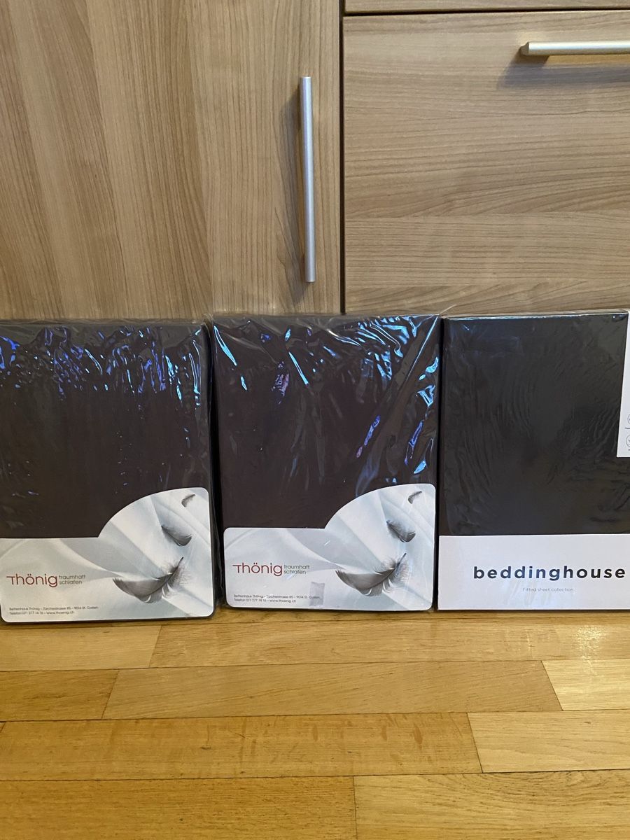 Bettwäsche: 3 STK FIXLEITÜCHER 100X200 CM – Neu und originalverpackt aus Zürich von schneeflocke303