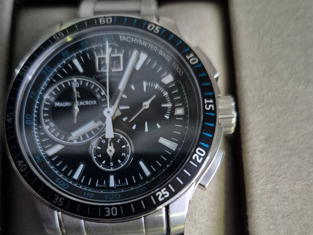 Maurice Lacroix Orologi: Maurice Lacroix Pontos Chronograph Herrenuhr Edelstahl Sw... – Nuovo e nell'imballaggio originale da Hünikon venduto da operapeter 2