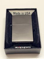 Zippo Feuerzeug Chrome High Polished Black