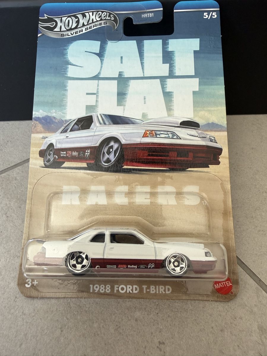 Hot Wheels Modellini d'auto: Hot Wheels 1988 Ford T-Bird – Nuovo e nell'imballaggio originale da Yvorne venduto da AutoCollectionneur
