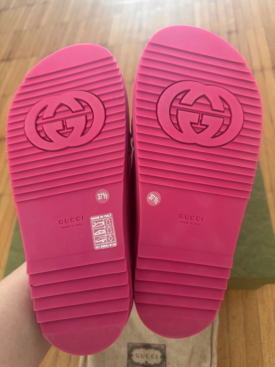Gucci Scarpe da donna: Gucci sandals pink NEU Gr.37.5 oder Gr.39 – Nuovo e nell'imballaggio originale da Zürich venduto da EMMA0111 3