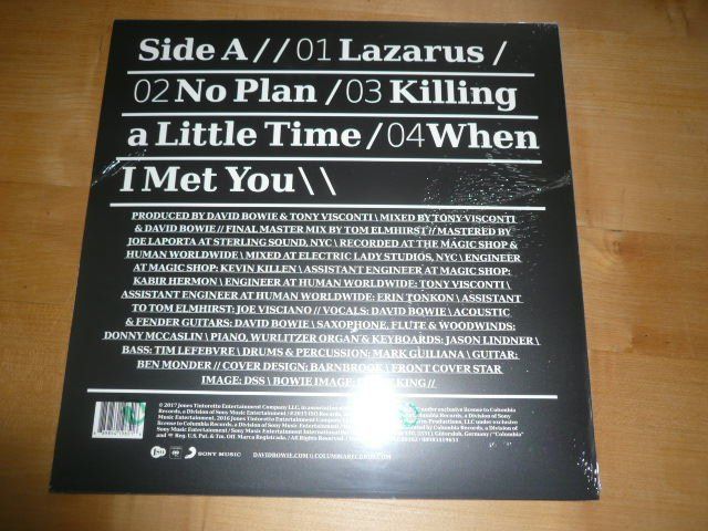 Vinyles: DAVID BOWIE No Plan EP - 12" SINGLE - etched - verschweisst! – Neuf avec emballage d'origine à Zofingen par mooni89 1