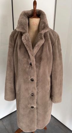 OAKWOOD Mantel Kunstfell neuwertig Gr. M/L