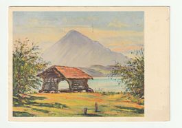 AK Pro Juventute Bootshaus Thunersee bei Louis Dürr 1954