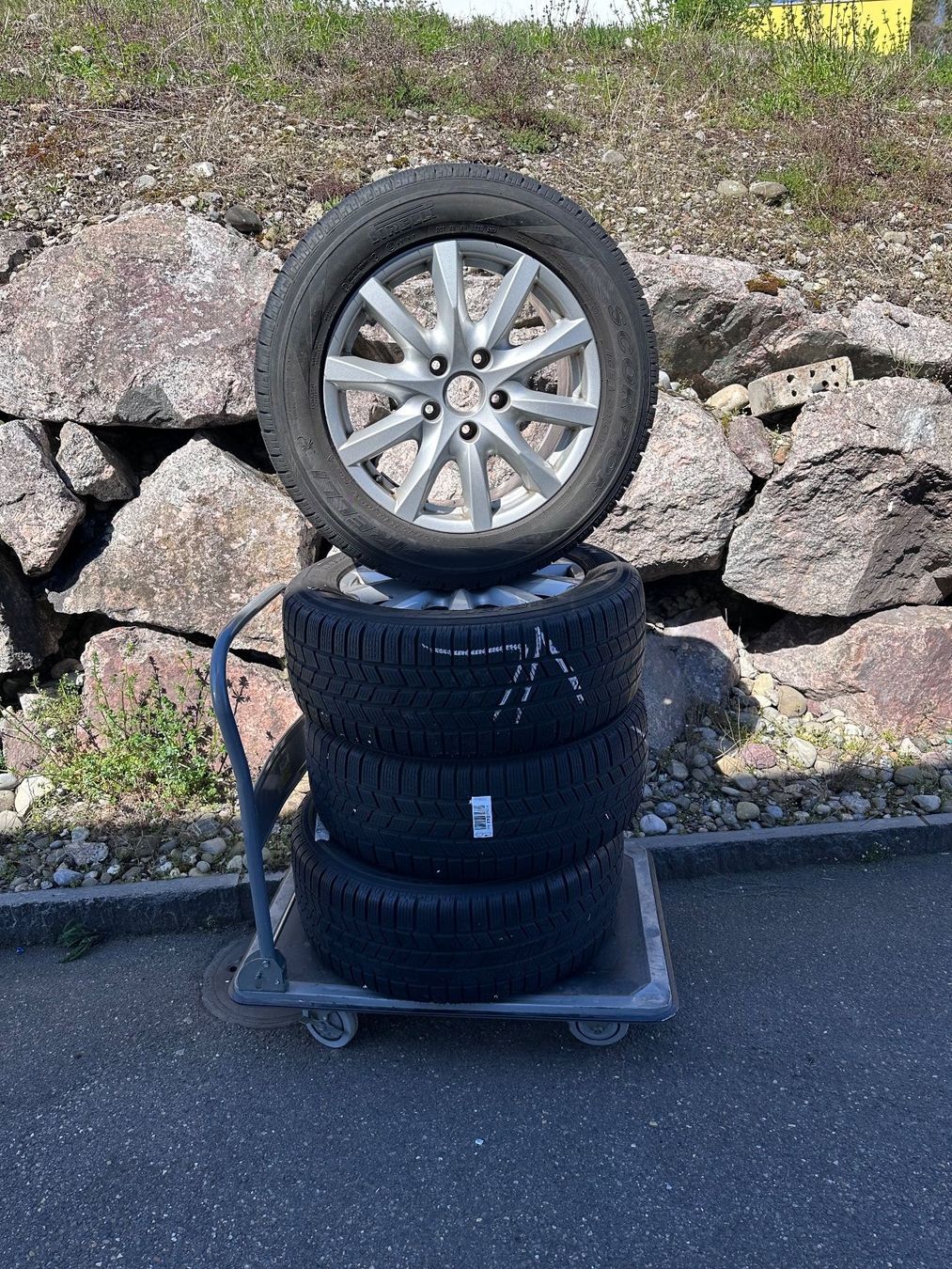 Porsche Pneumatici & Ruote complete: 4 Winterrad  PORSCHE CAYENNE (92A) – Usato da Otelfingen venduto da hof74 1