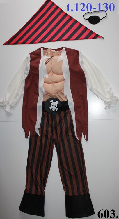 Costume pirate / Pirat t. 120 - 130   NEU! 2