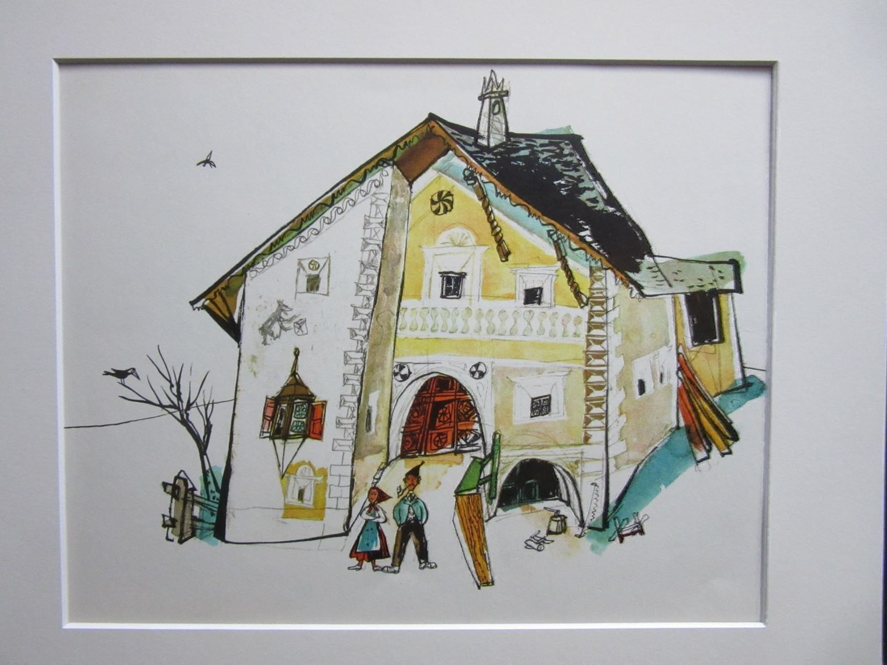 Foto & Immagini: ALOIS CARIGIET MIT NEUWERTIGEM RAHMEN – Usato da Gersau venduto da grafik-kunst 2