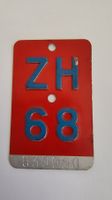 1968 - ZH Fahrrad-Nummernschild