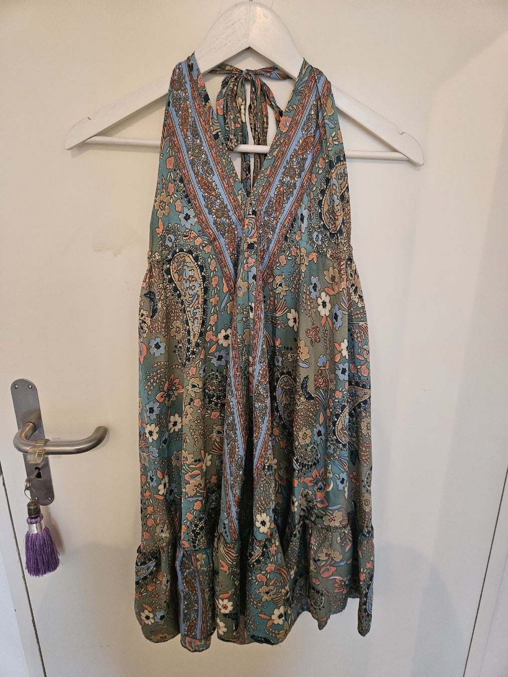 Vestiti: 100% Seidenkleid im Paisley-Muster – Nuovo (secondo la descrizione) da Zug venduto da Moonlover 1