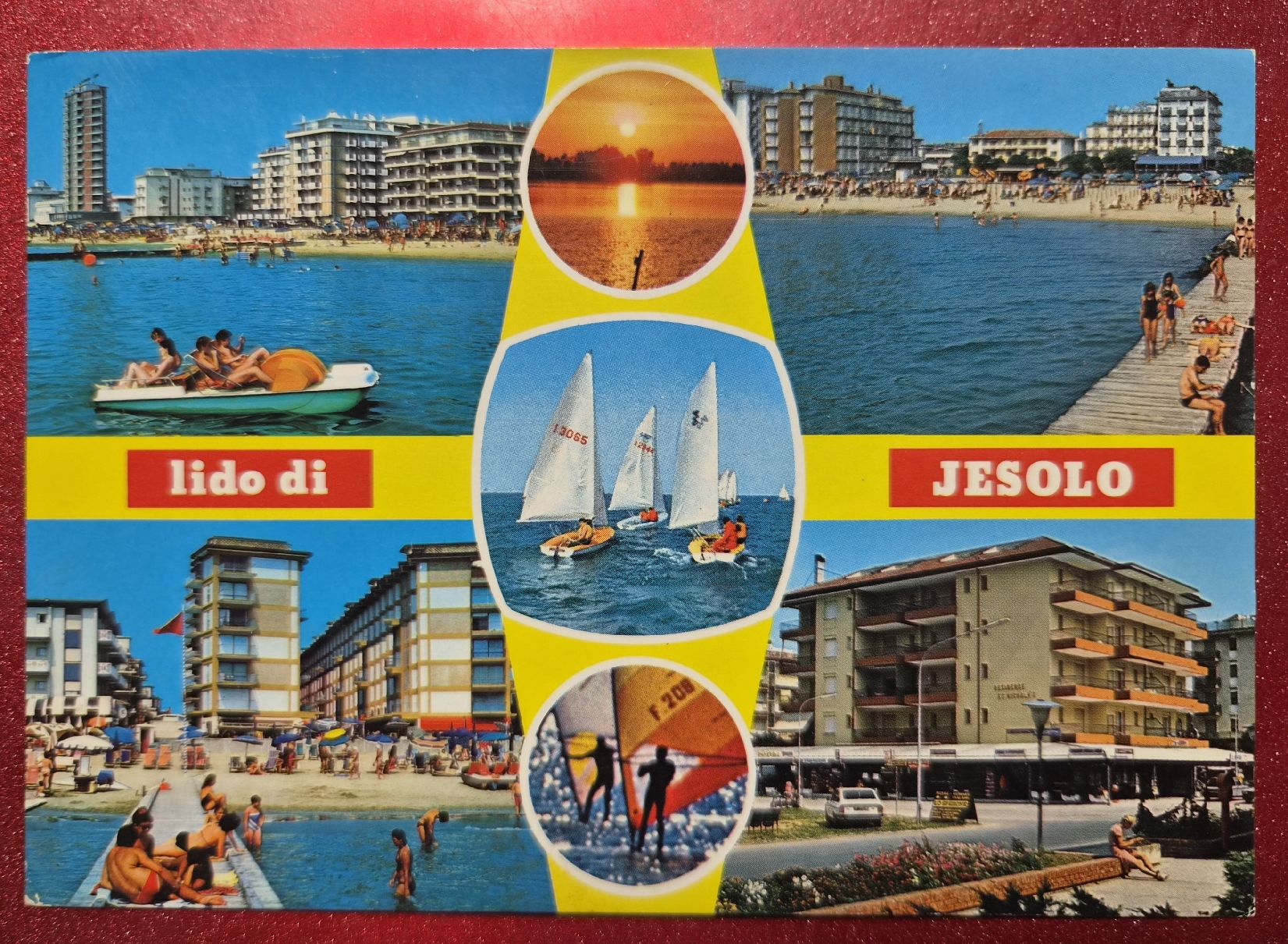 Ansichtskarten: Lido di Jesolo Italien 1987 – Gebraucht aus Melchnau von Arthurius