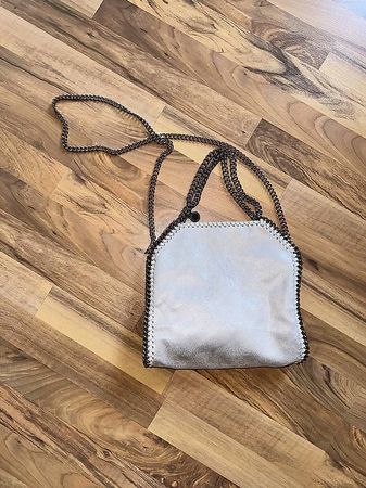 STELLA MCCARTNEY FALABELLA SILVER CHAIN TOTE