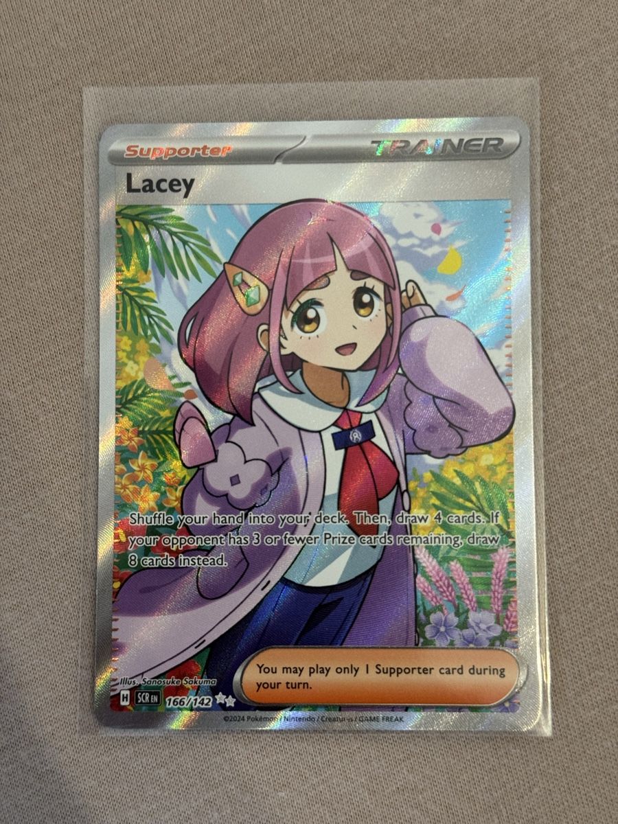 Pokémon Carte collezionabili: Pokémon Lacey 166/142 Stellar Crown – Nuovo (secondo la descrizione) da St. Gallen venduto da Xbylucas