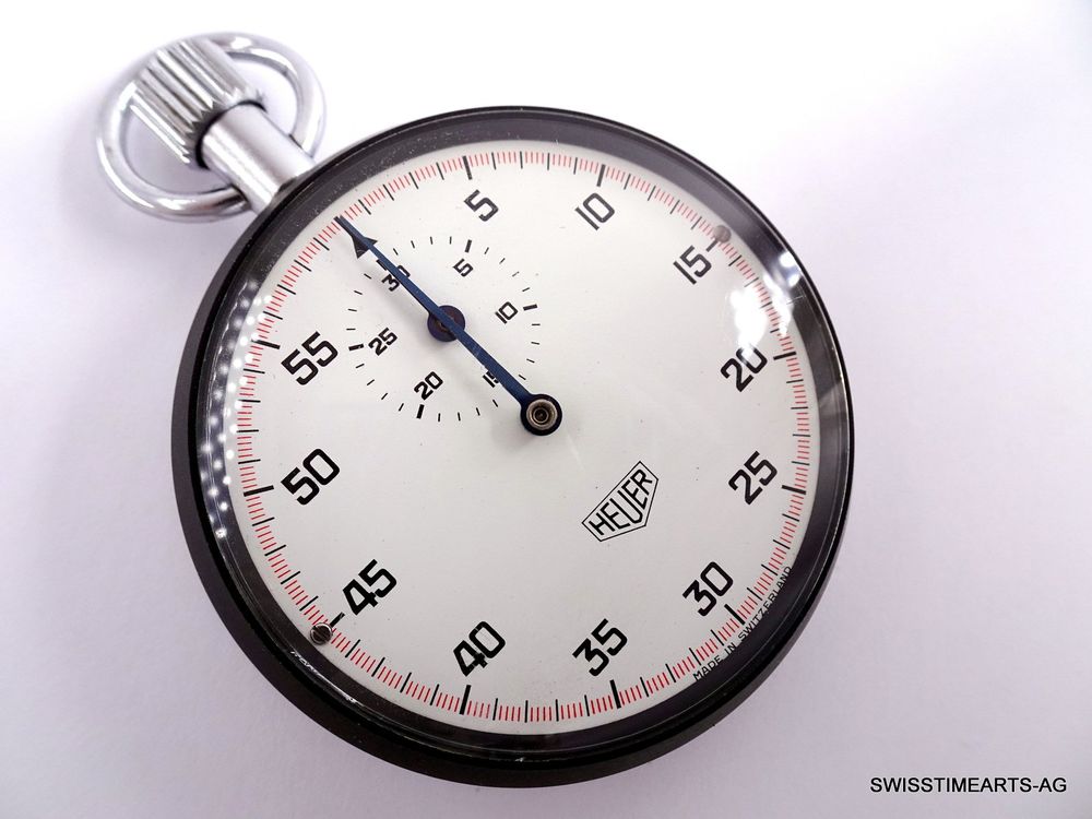 HEUER 1970ER 30 MINUTEN HANDAUFZG 7700 STOPPUHR (Gebraucht