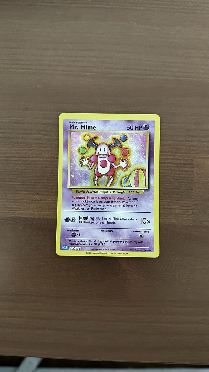 Pokémon Carte collezionabili: Mr.Mime Pokemon karte – Usato da Zollikofen venduto da Pasfah
