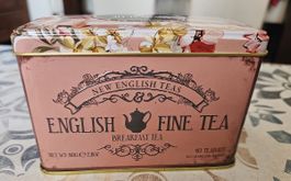 Boîte à thé anglaise décorative - Collectionnez les saveurs!