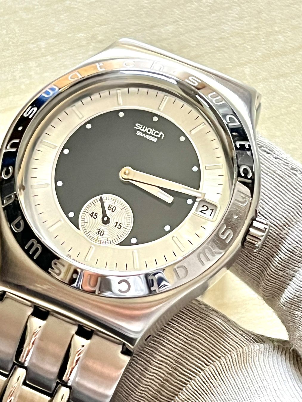 Swatch Orologi: Swatch Irony , Herrenuhr, selten! – Usato da Grenchen venduto da chththl 3