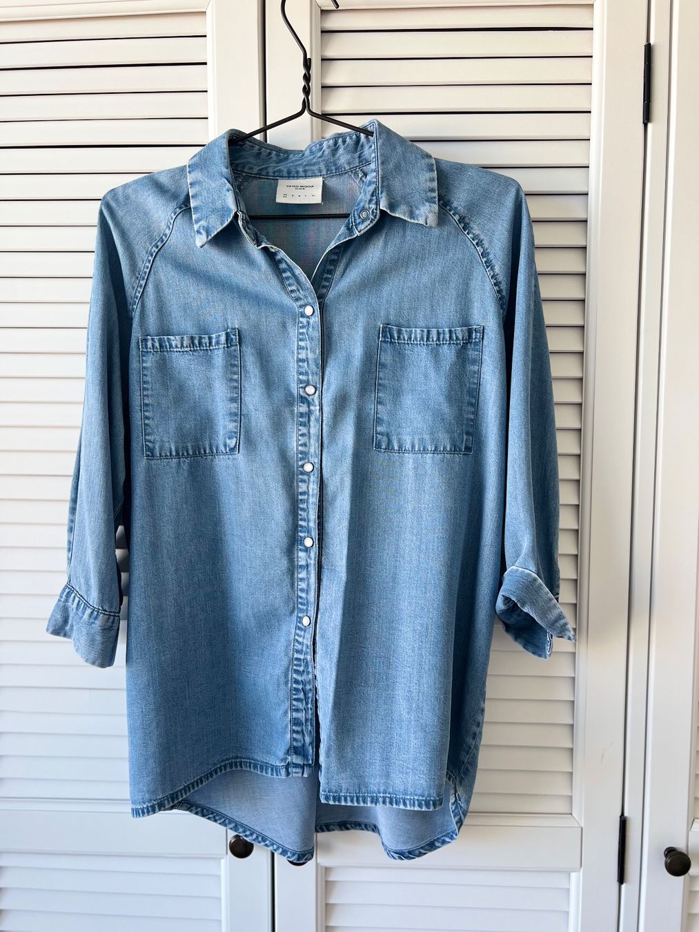 Camicette: Jeans-Bluse, Gr.XS (aber eher S) – Usato da Glattpark(Opfikon) venduto da ste_n99y
