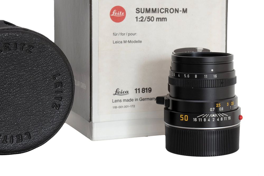 LEITZ SUMMICRON M 50mm f2 Objektiv f/2 50 mm 2 für Leica M 1