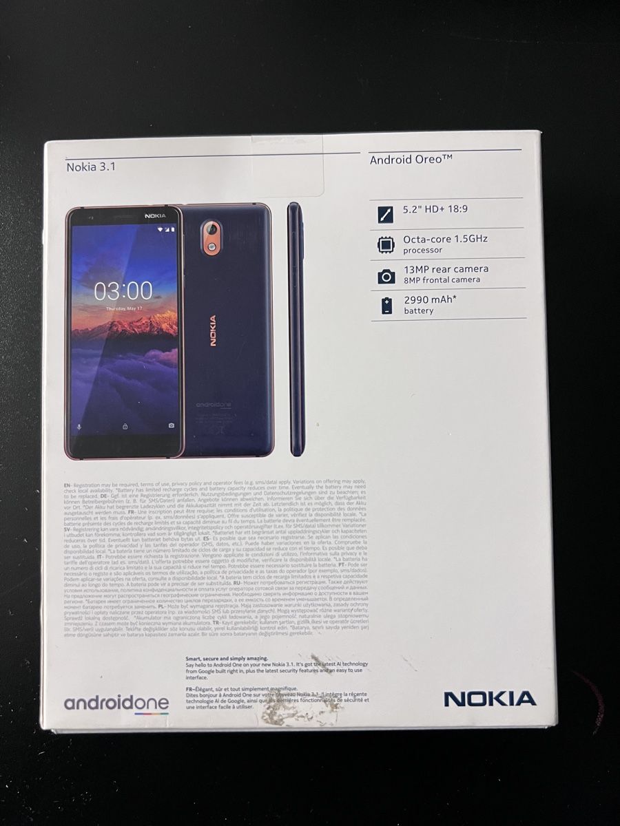 Nokia Telefoni cellulari / Smartphones: Nokia 3.1 NEU – Nuovo e nell'imballaggio originale da Rümlang venduto da rue_flohmi