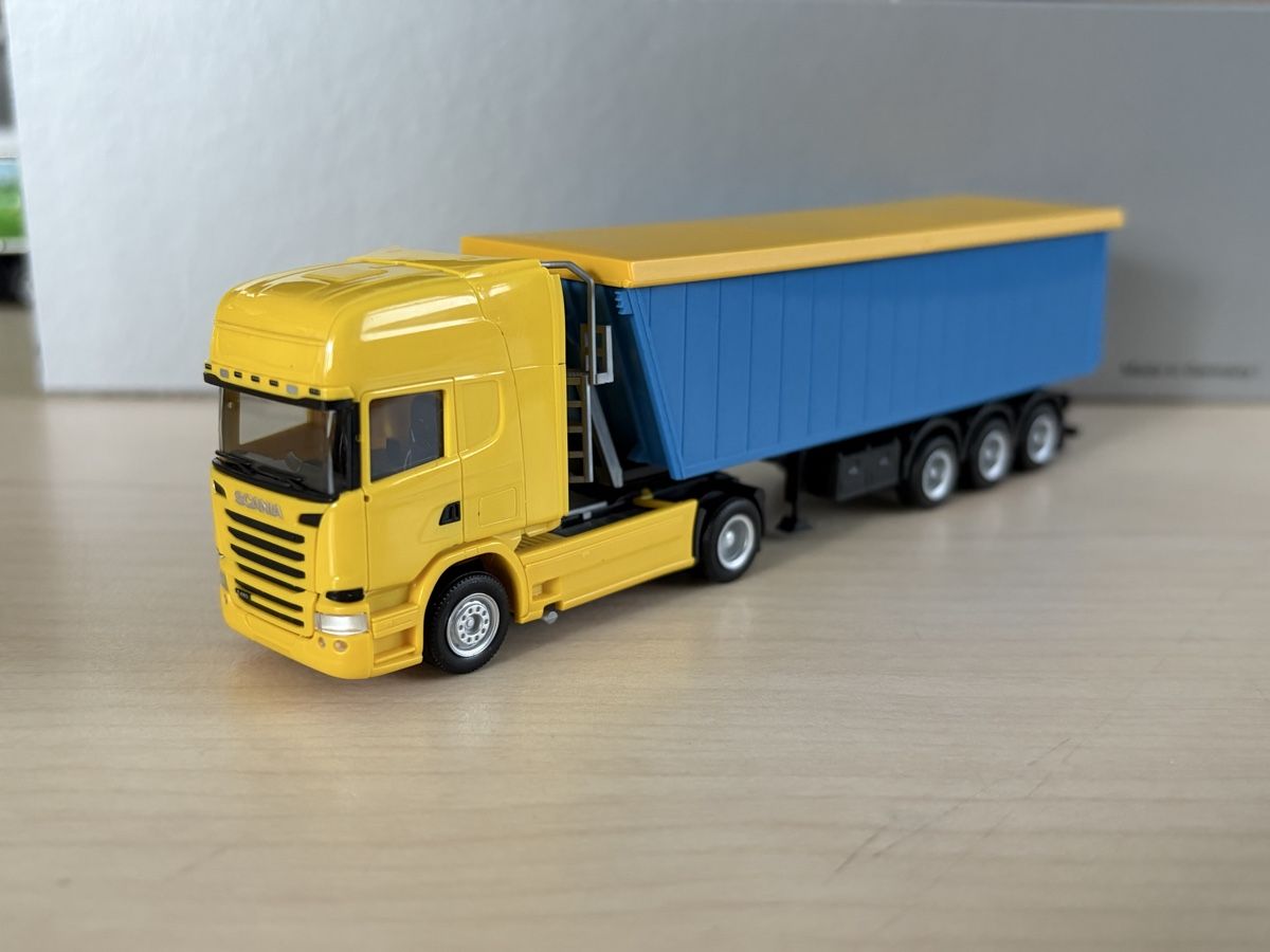 Herpa Modellini d'auto: Scania R Topline Stöffelliner  – Nuovo (secondo la descrizione) da Felben-Wellhausen venduto da Mobil01