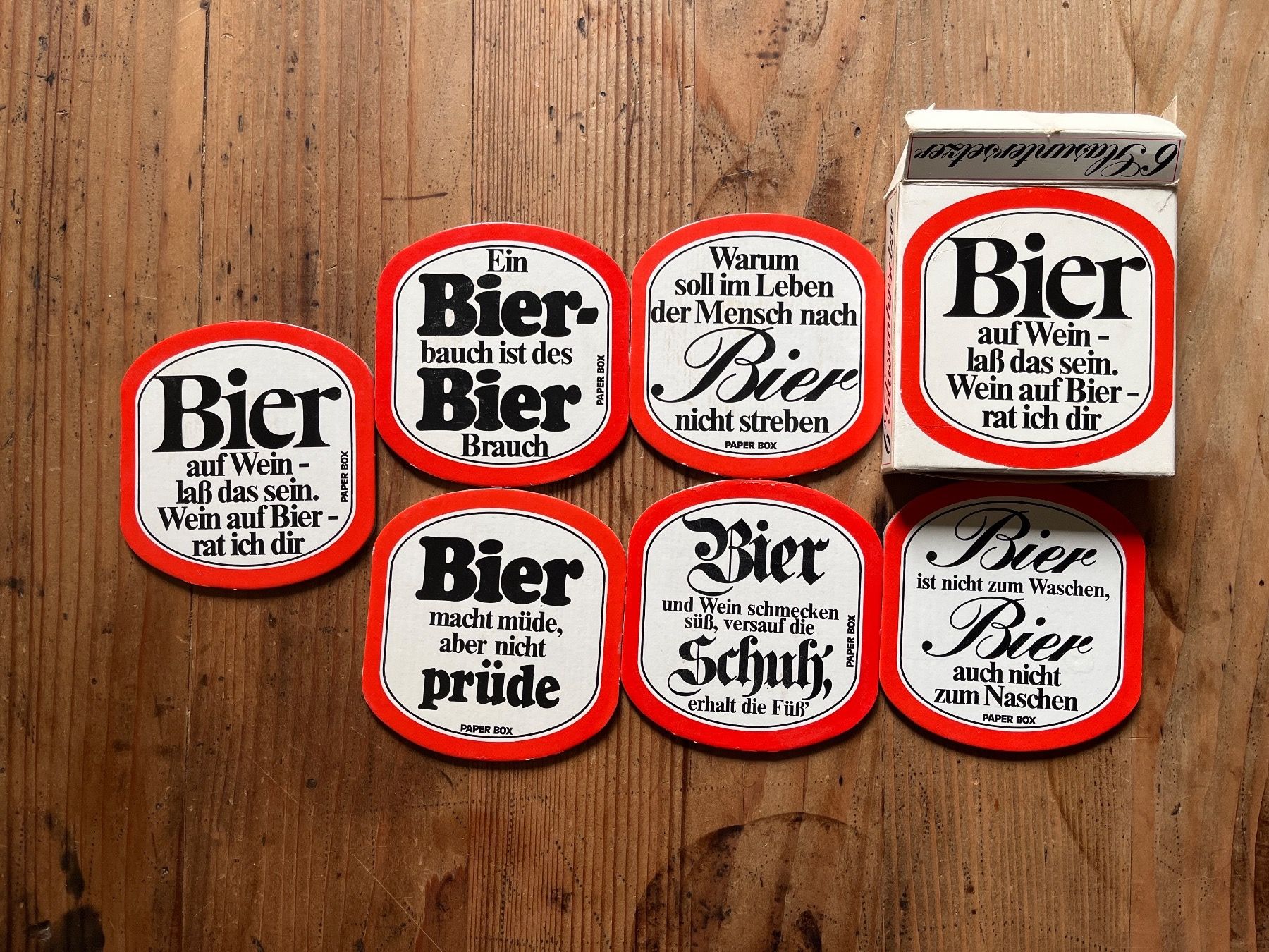 Sottobicchieri: 6 alte Bierdeckel – Usato da Brugg AG venduto da corkycanada