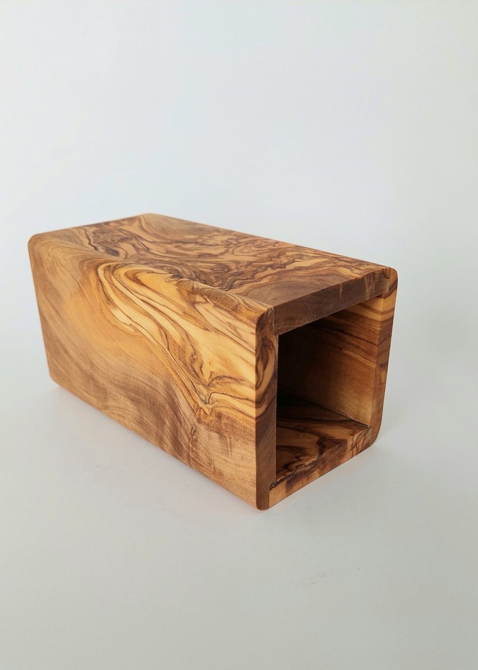 Set di posate: Olivenholz Kellen & Löffel im Olivenholz Behälter – Nuovo e nell'imballaggio originale da Hüntwangen venduto da Elyha 4
