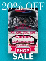 BMW Instrument Abdeckung X3, X4, G01, G02, G08 Carbon Look