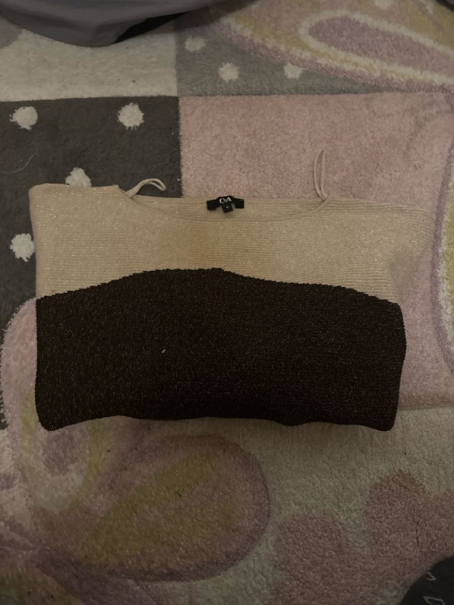 C&A Maglioni & Felpe: Pulli Glitzer, Weite ärmel – Nuovo (secondo la descrizione) da Samedan venduto da rob_g658 1
