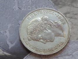 5 Fr. 1904 B - Vorzuglich / VZ + (RARE)